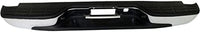 Step Bumper Face Bar With Pad Provision And Mounting Bracket Chrome Direct Replacement Compatible With 1999-2006 GMC Sierra/Chevrolet Silverado 1500 GM1103123 12496087