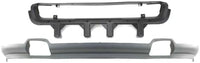 Front Grille Molding Textured + Lower Valance Air Dam Deflector Primed Direct Replacement Compatible With 2004-2005 Ford F-150 FO1036109 FO1095206 5L3Z17B968AA 4L3Z17626BAB