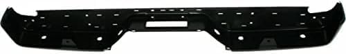 Rear Bumper Face Bar Only Primed Steel Direct Replacement Compatible With 2007-2015 Nissan Titan REPN760304 850309FM0B-PFM 850309FM0G