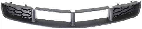 Front Bumper Upper & Lower Grille Textured Black Shell And Insert Plastic Direct Replacement Compatible With 2005-2009 Ford Mustang FO1200422 FO1036114 6R3Z8200BA 7R3Z17K945BA