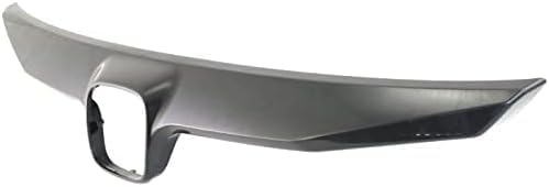 AUTOS PARTS PLUS Front Upper Grille Molding Textured Direct Replacement Compatible with 2009-2011 Honda Civic HO1210128 71122SVJA50ZA