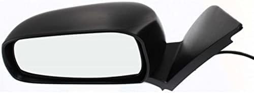 Front Power Mirror Manual Folding Non-Heated Textured Plastic Left Driver Side Direct Replacement Compatible With 2005-2021 Nissan Frontier NI1320153 963029BC9B