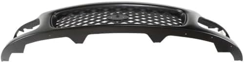 Front Grille Primed Shell And Mesh Insert Plastic Direct Replacement Compatible With 1997-1998 Ford F-150 / F-250 FO1200328 F65Z8200AAN F85Z8200CAA