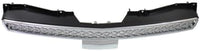 ont Upper & Lower Grilles Chrome Plastic Direct Replacement Compatible With 2007-2013 Chevrolet Avalanche / 2007-2014 Tahoe GM1200590 GM1200609 22830012 15944326