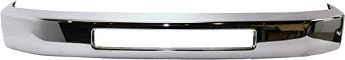 Front & Rear Bumper Face Bar Chrome Steel Direct Replacement Compatible With 2008-2014 Ford E-Series FO1002410 FO1102362 7C2Z17906F 8C2Z17757B