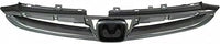 Front Upper Textured + Lower Primed Grille Direct Replacement Compatible With 2006-2007 Honda Accord HO1200179 HO1036101 71121SDAA10ZA 71102SDAA00