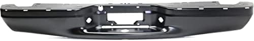 Step Bumper Face Bar Primed Steel Direct Replacement Compatible With 1997-2003 Ford F-150/2004 Heritage FO1102331 FO1102320 YL3Z17906FA