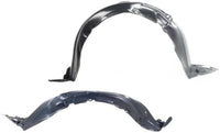 Set Of 2 Front Fender Liner Plastic Left Driver & Right Passenger Side Direct Replacement Compatible With 2007-2011 Toyota Yaris TO1251119 TO1250119 5387552141 5387652141