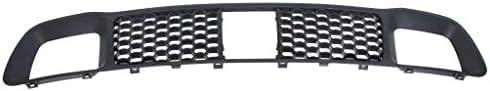 Front Bumper Lower Grille Textured Gray Direct Replacement Compatible With 2014-2016 Jeep Grand Cherokee CH1036124 68143102AC
