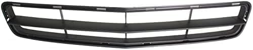 Front Bumper Grille Center Textured Direct Replacement Compatible With 2008-2012 Chevrolet Malibu GM1036119 15823704
