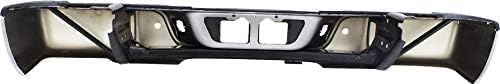Step Bumper Assembly Chrome Steel With Sensor Holes Direct Replacement Compatible With 2007-2013 Toyota Tundra TO1103116 521510C090-PFM