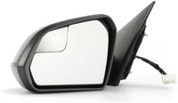 Front Power Mirror Heated Manual Folding Primed Plastic Left Driver Side Direct Replacement Compatible With 2015-2019 Hyundai Sonata HY1320203 87610C2000