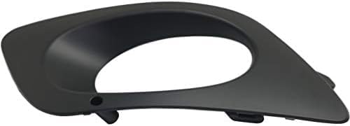 Set Of 2 Front Fog Light Molding Textured Plastic Left Driver & Right Passenger Side Direct Replacement Compatible With 2014-2018 Mercedes Benz Sprinter MB1038159 MB1039159