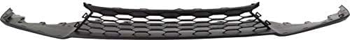 Front Bumper Lower Grille Textured Plastic Direct Replacement Compatible With 2017-2019 Honda Civic HO1036128 71102TGGA00