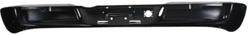 Rear Bumper Face Bar Steel + Step Pad Primed Plastic Direct Replacement Compatible With 2002-2008 Dodge Ram 1500/2003-2009 2500 3500 CH1102352 CH1191110 5073625AE 55077340AD