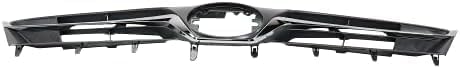 Front Grille Assembly Chrome Shell With Painted Dark Gray Insert Plastic Direct Replacement Compatible With 2018-2020 Toyota Sienna TO1200430 5310108170