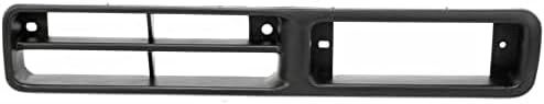 Front Bumper Brackets + Fog Light Molding Bezels Primed Left Driver & Right Passenger Side Direct Replacement Compatible With 1995-1997 Nissan Pickup