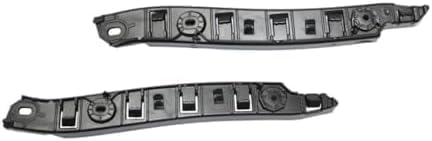 Set Of 2 Front Bumper Bracket Plastic Left Driver & Right Passenger Side Direct Replacement Compatible With 2015-2016 Chrysler 200 CH1033101 CH1032101 68103180AC 68103181AC