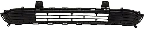 Front Bumper Grille Textured Dark Gray Plastic Direct Replacement Compatible With 2016-2018 Kia Optima KI1036140 86560D5000