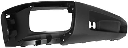 Front Bumper Lower Valance Air Deflector + Extension Textured + End Caps Left & Right Side Direct Replacement Compatible With 2007-2013 Chevrolet Silverado 1500 GM1092191 GM1092192