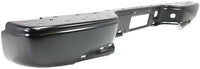 Rear Step Bumper Fleetside Powdercoated Black Steel Direct Replacement Compatible With 1999-2006 Chevrolet Silverado/GMC Sierra 1500 2500HD 3500 GM1102412 88944059