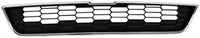 Front Grille Assembly Plastic Textured Gray Shell And Insert Direct Replacement Compatible With 2012-2016 Chevrolet Sonic GM1200638 95215846