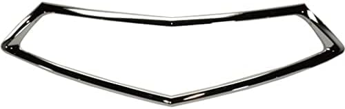Front Grille Surround Molding Chrome Plastic Direct Replacement Compatible With 2018-2020 Acura TLX AC1202110 71122TZ3A11 693031450304