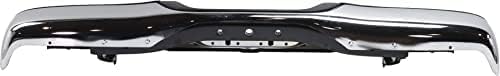 Rear Step Bumper Assembly Chrome Steel Direct Replacement Compatible With 2000-2006 Toyota Tundra TO1103107 521510C021-PFM
