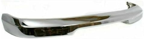 Front Bumper Chrome Steel Direct Replacement Compatible With 1998-2000 Nissan Frontier Pickup NI1002132 620149Z220