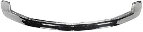 Front Bumper Face Bar Chrome Without Molding Holes Direct Replacement Compatible With 1991-1996 Dodge Dakota CH1002167 55034316