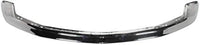 Front Bumper Face Bar Chrome Without Molding Holes Direct Replacement Compatible With 1991-1996 Dodge Dakota CH1002167 55034316