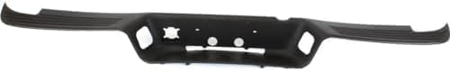 Rear Step Bumper Face Bar Chrome Steel & Pad Plastic Direct Replacement Compatible With 2002-2008 Dodge Ram 1500/2003-2009 2500 3500 CH1102371 CH1191110 68004420AB 55077340AD