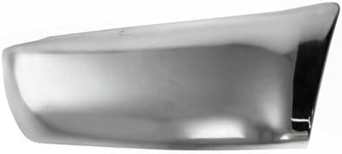 Set Of 2 Rear Bumper End Caps Chrome Steel Left Driver & Right Passenger Side Direct Replacement Compatible With 1990-1995 Toyota 4Runner TO1104104 TO1105104 5210689106 5210789104