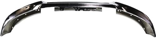 Front Bumper Face Bar Chrome Steel Without Fog Light Holes Direct Replacement Compatible With 2004-2006 Ford F-150 FO1002388 4L3Z17757AA