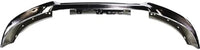 Front Bumper Face Bar Chrome Steel Without Fog Light Holes Direct Replacement Compatible With 2004-2006 Ford F-150 FO1002388 4L3Z17757AA