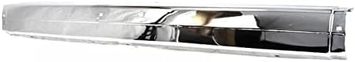 Front Bumper Steel Chrome Without Molding Holes Direct Replacement Compatible With 1986-1993 Mazda Pickup MA1002129 UE6050030B