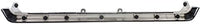Front Hood Molding Chrome Plastic Direct Replacement Compatible With 2014-2016 Subaru Forester SU1235100 91121SG011