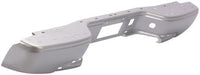 Rear Step Bumper Face Bar Only With Pad Provision Silver Steel Direct Replacement Compatible With 1999-2006 Chevrolet Silverado/GMC Sierra 1500 2500HD 3500 12473000-PFM