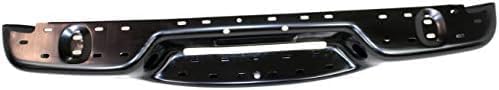 Step Bumper Face Bar Only With Pad Provision Without Mounting Bracket Primed Direct Replacement Compatible With 1998-2004 Chevrolet S10 GM1102414 15007515