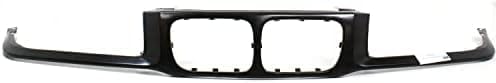 Front Bumper Nose Panel Primed Steel Without Head Light Washer Direct Replacement Compatible With 1997-1999 BMW 3-Series BM1210106 41338225981