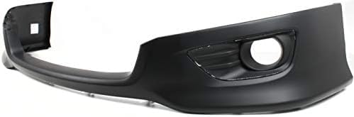 Front Bumper Lower Valance Spoiler Primed Plastic Direct Replacement Compatible with 2010-2011 Toyota Camry TO1093120 7685106906