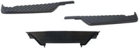 Rear Bumper Step Pad Center + Right Passenger & Left Driver Side Textured Plastic Direct Replacement Compatible With 2004-2015 Nissan Titan NI1196100 NI1197100 NI1191100 850637S200