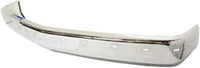Front Bumper Face Bar Chrome With Pad Holes + Center Filler Primed Direct Replacement Compatible With 1994-2002 Chevrolet & GMC C/K-Series GM1002802 GM1087180 15574111 12376285