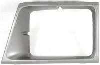 Set Of 2 Front Headlight Door Bezel Argent Plastic Right & Left Side Direct Replacement Compatible With 1992-1996 Ford E-Series Econoline Van FO2513141 FO2512141 F2UZ13064A F2UZ13064B