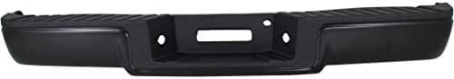 Rear Step Bumper Assembly Steel Without Rear Object Sensor Holes Direct Replacement Compatible With 2006-2008 Ford F-150 / Lincoln Mark FO1103137 8L3Z17906DPTM-PFM