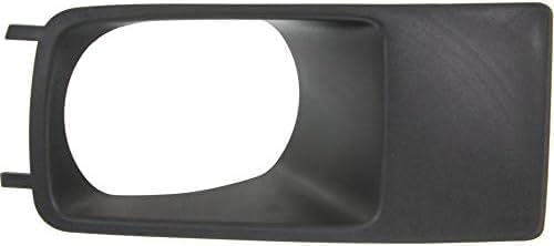 Set Of 2 Front Fog Light Molding Textured Right Passenger & Left Driver Side Direct Replacement Compatible With 2005-2007 Dodge Magnum CH1038139 CH1039139 4805923AA 4805922AA