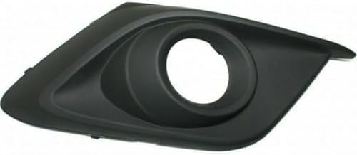 Set Of 2 Front Fog Light Molding Textured Plastic Left Driver & Right Passenger Side Direct Replacement Compatible With 2014-2016 Mazda 3 MA1039123 MA1038123 BHR150C11A BHR150C21A
