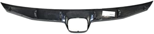 AUTOS PARTS PLUS Front Upper Grille Molding Textured Direct Replacement Compatible with 2009-2011 Honda Civic HO1210128 71122SVJA50ZA