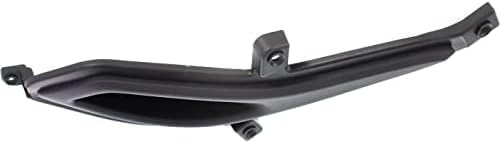 Set Of 2 Front Fog Light Cover Dark Gray Plastic Right Passenger & Left Driver Side Direct Replacement Compatible With 2012-2017 Hyundai Accent HY1039111 HY1038111 865641R000