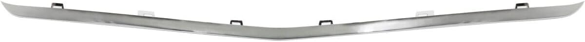 Front Bumper Trim Chrome Plastic Direct Replacement Compatible With 2015-2018 Mercedes Benz C300 MB1044123 2058850123-PFM 2058853123